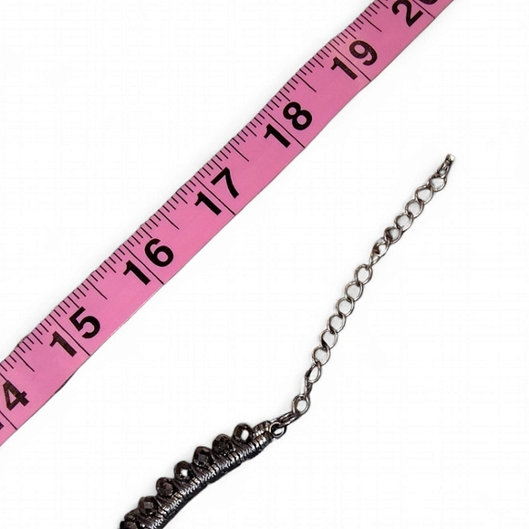 Park Lane Thrones Statement Necklace With Gems & Hematite Beads - Picture 4 of 4